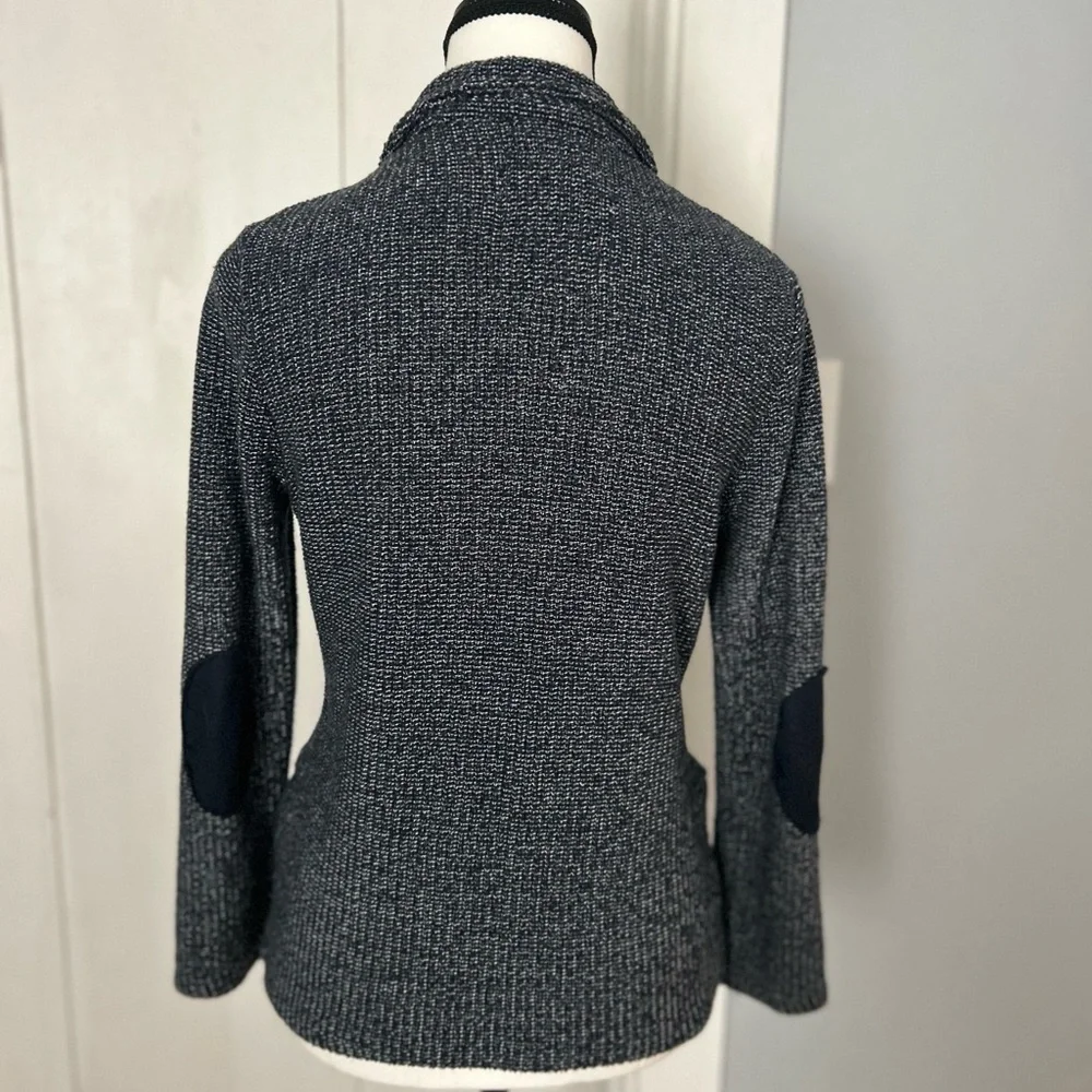 Zara knit blazer with elbow patches
